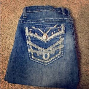 Rue 21 size 7/8 premiere low rise dark wash Jeans